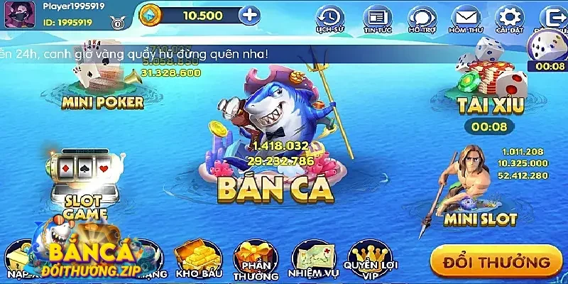 hấp dẫn của nhà cái bắn cá Vwin