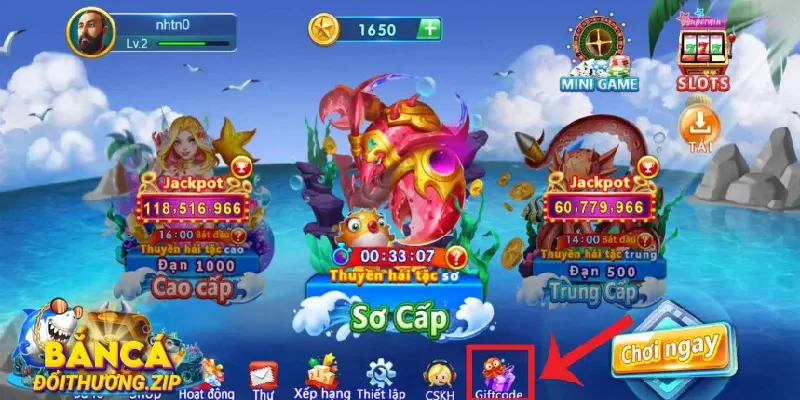 Điều kiện nhận code bắn cá h5