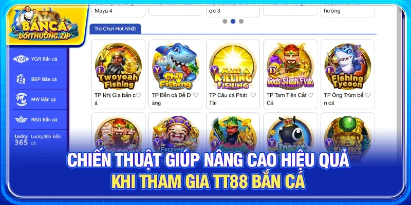 Chiến thuật giúp nâng cao hiệu quả khi tham gia tt88 bắn cá